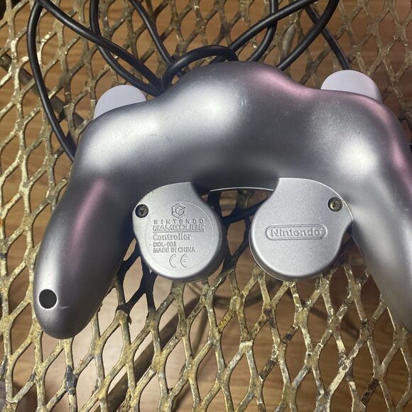 Nintendo Gamecube Platinum Silver Controller Official OEM Untested - Picture 6 of 15
